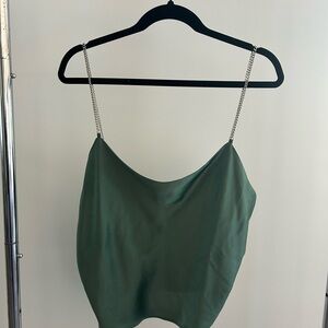 Elegant Green Cami Top